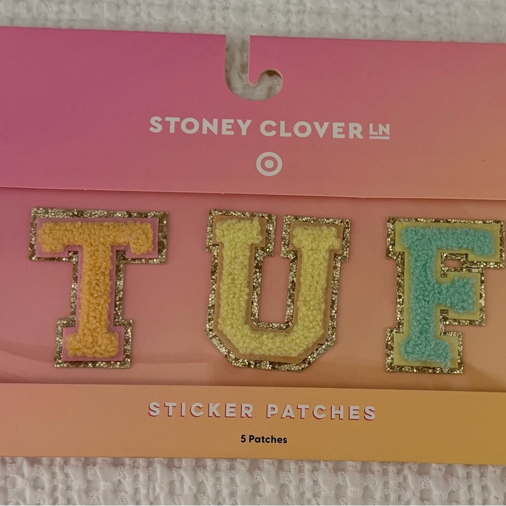 Stoney Clover Lane Multicolor Glitter Patches